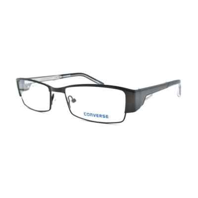 New Converse Eyeglasses Frame w Soft Case- Flip Book / Dark Gunmetal (53-17-135)