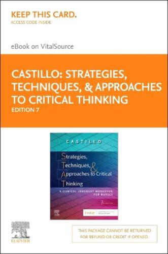 Strategies, Techniques, and Approaches to Critical Thinking - Elsevier eBook on  - Bild 1 von 1