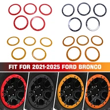 5PCS Bead Lock Wheel Trim Ring Kit For Ford Bronco 2021-2025 Sasquatch stylish 