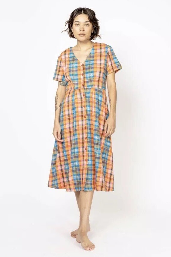 104 ace&jig NWT Greta Dress Freshman Plaid S Ace & Jig | eBay