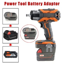 Battery Adapter For Milwaukee 18V Li-ion Convert For RIDGID 18V Power Tool Drill
