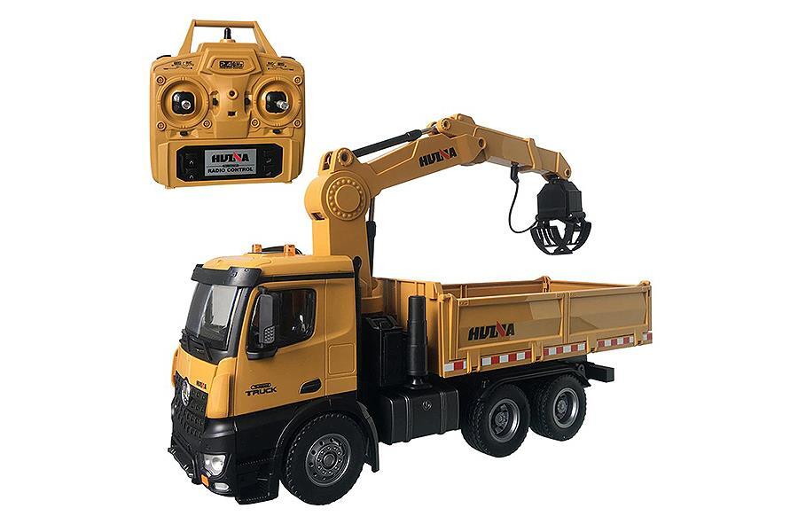 HUINA 1/14 RCダンプトラック 1575 Huina 1575 RC TIMBER TRUCK – Huina Construction Toys