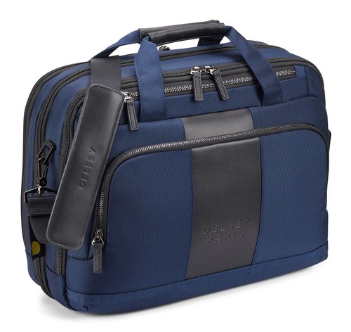 DELSEY PARIS Wagram Satchel 2 Compartment Businesstasche Navy Blue dunkelblau - Bild 2 von 7