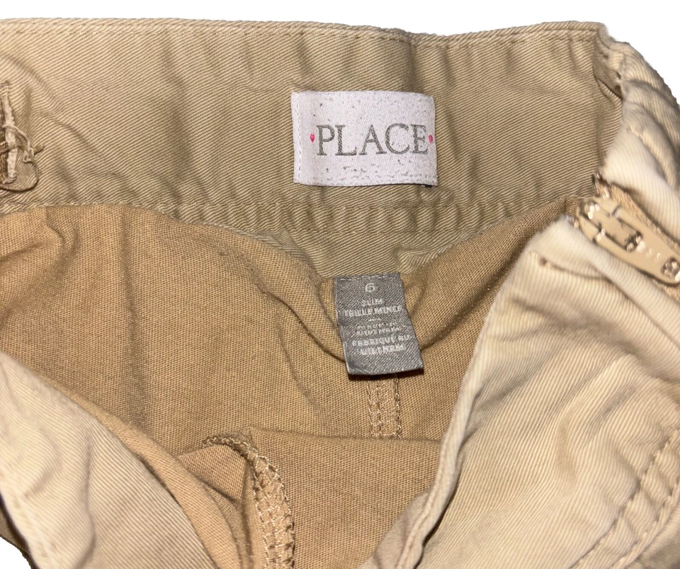 Falda Escolar Niñas Caqui - Lugar Infantil Talla 6 Ajustada Foto 4 de 4