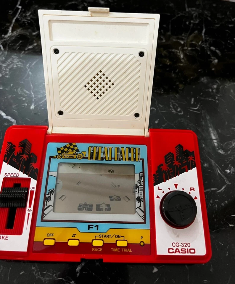 Juego de Carreras de Coches Casio CG-320 Gran Corredor De Colección Funcionando Raro (Leer Descripción) Foto 4 de 4