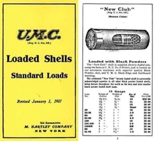 Union Metallic Cartridge Company (UMC) 1907 Shot Shell Catalog