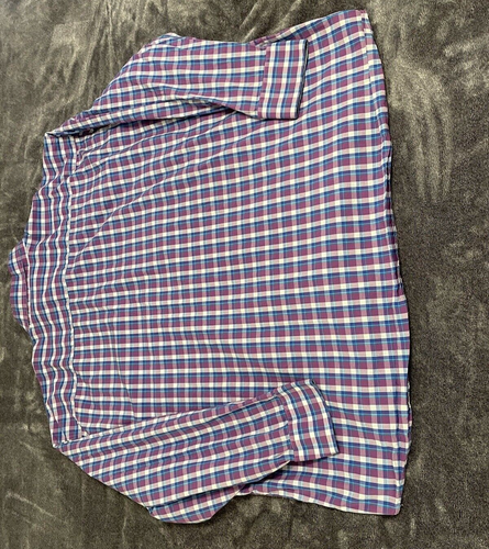 Paulo Solari Modern Fit Plaid Long Sleeve Button Down Shirt. Size 5XL, EUC - Picture 5 of 10