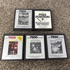 Atari 7800 Games Lot Of 5 Tested 7800 Ms Pac Man Asteroids Centipede One On One