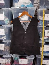 cody james Western Apparel M Vest Button Up Black Good Condition A24