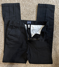 The Children's Place Boys Black Twill Dress Pants Regular Fit Pockets 14