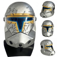 Star Wars Commander Cosplay Helmet Resin Full Face Mask Halloween Headgear Prop