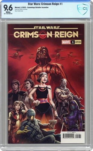 Star Wars Crimson Reign 1H Cummings 1:50 Variant CBCS 9.6 2022 22-11A3106-024