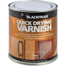 Image of Blackfriar Quick Drying Duratough Interior Varnish Clear Satin 250ml