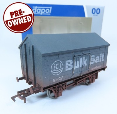 ICI No27 Bulk Salt Van Weathered Wagon Spur O Dapol 4F-018-016