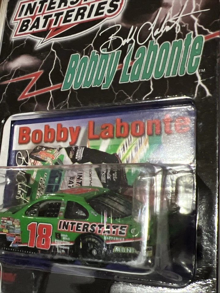 Coche de acción Bobby Labonte 1999 1:64 baterías interestatales #18 Grand Prix NASCAR Foto 4 de 4