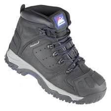 Himalayan S3 black waterproof leather steel toe/midsole safety boot #5206