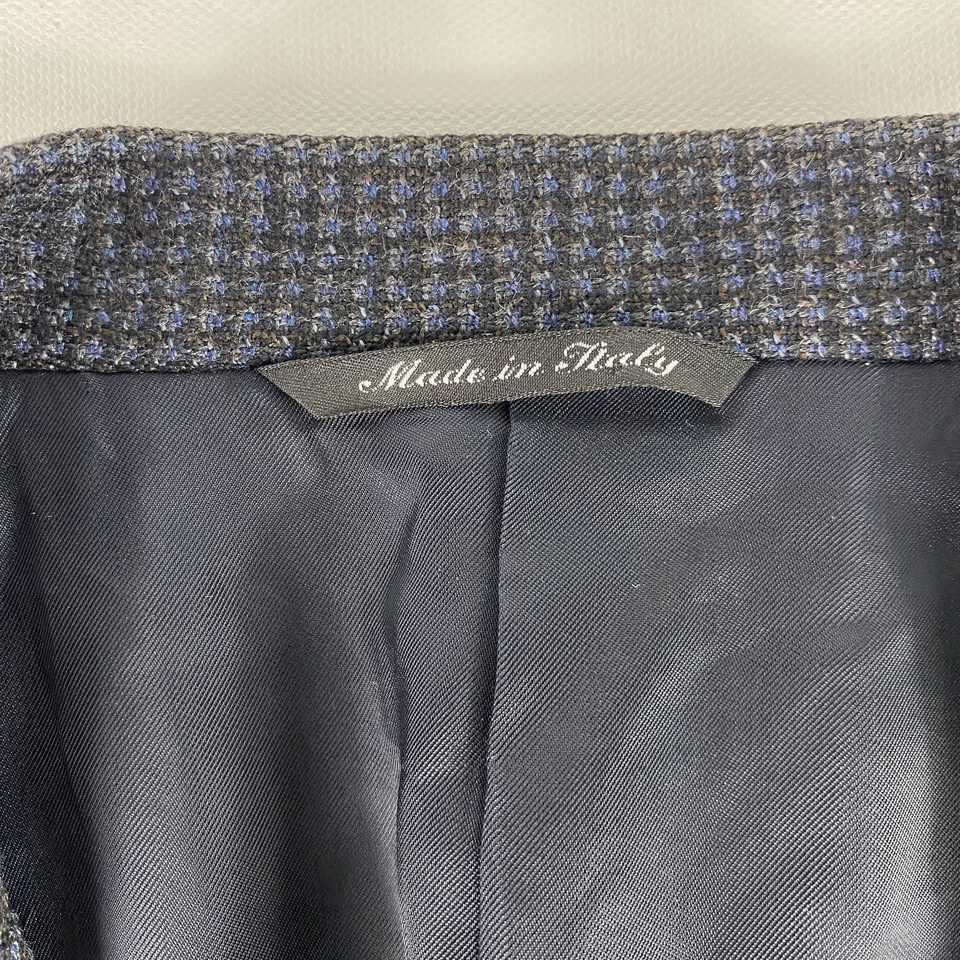 Canali Blazer Mens 44R Blue Wool Made in Italy Sport Coat Jacket Classic - Image 2 of 4