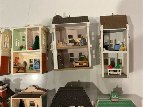 10 VTG Hallmark Keepsake Nostalgic Houses & Shops Christmas Ornaments 80-90 - Picture 12 of 12