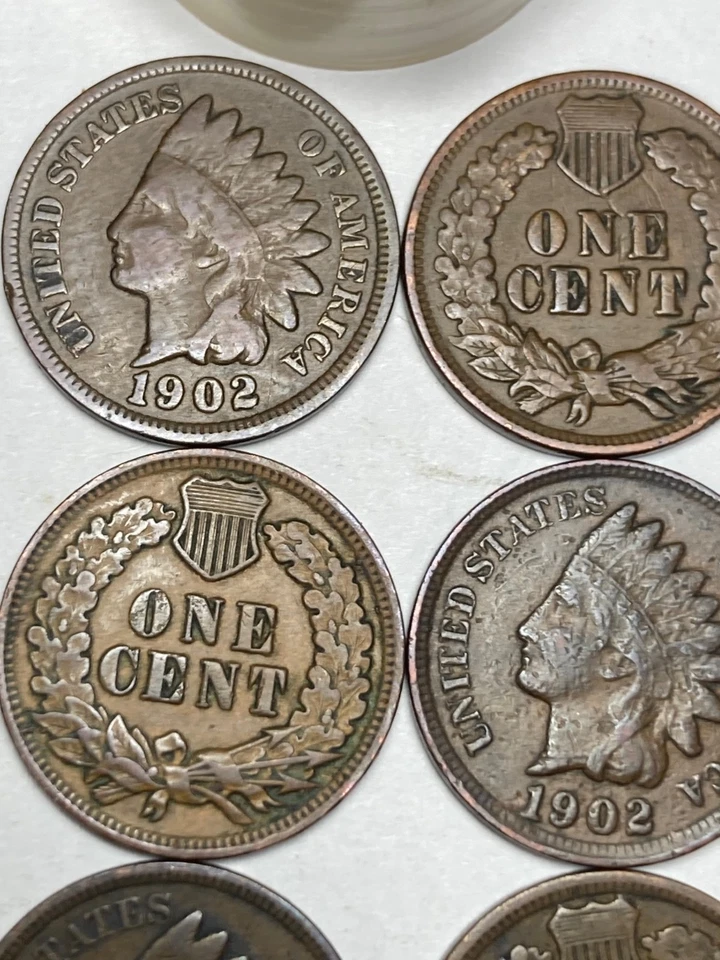 1902 INDIAN CENT ROLL, 50 nice condition (no problem) coins - Image 3 of 4