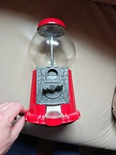 Kaugummi Automat retro Echtglas rot Kaugummiautomat Spielzeug Vintage Bubble Gum