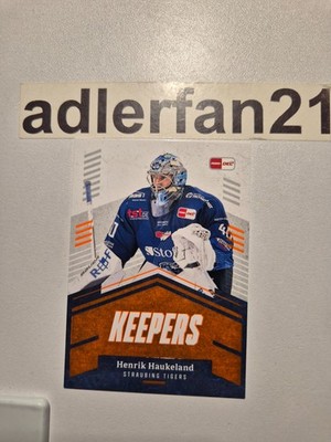 DEL 25-26 2025-2026 KEEPERS Henrik Haukeland Straubing Tigers