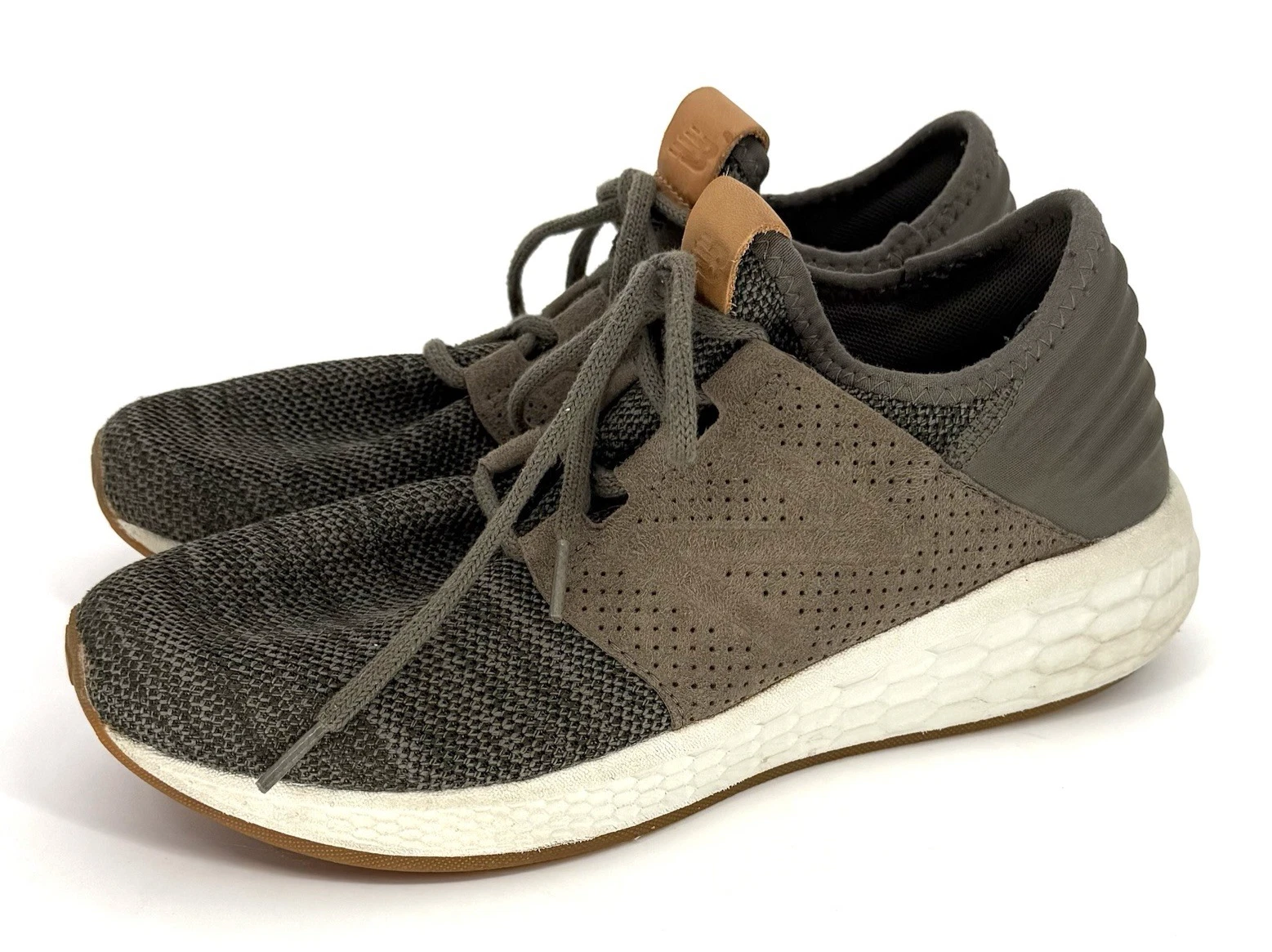 Scarpe da corsa sneakers New Balance uomo Fresh Foam Cruz v2 taglia 8 oliva militare