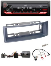 JVC Bluetooth USB DAB Lenkrad Autoradio für Renault Scenic Megane 1996-2000 grau