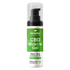 CBD Muscle Gel - 1000mg - Infused with Peppermint, Aloe Vera & Essential Oils