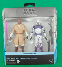 Star Wars Black Series 6  MACE WINDU & 187th LEGION CLONE TROOPER 2 Pack