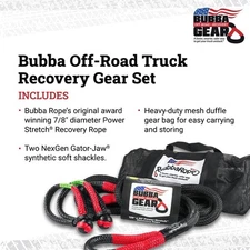 Bubba Rope Off-Road Truck Recovery Gear Set – Heavy-Duty Vehicle Tow Kit:...