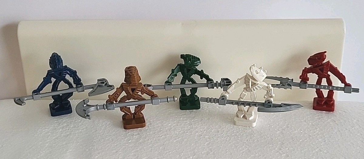 Lego Bionicle Mini Toa Hordika Minifigures w/ Mini Weapons