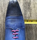 Undandy Men’s Blue Shoes Size 11 With Pink Laces Pointy Toe — photo 8