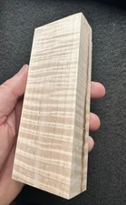 Great curly maple with amazing figure! Knife Handle Block, Pen Blanks, USA