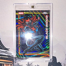 2026 Topps Chrome Marvel Black Widow (#16) Black Wave Refractor numbered 1/10!!