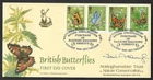 GB 1981 David Attenborough Signed Butterflies Bradbury Cover FDC Eakring Meadows