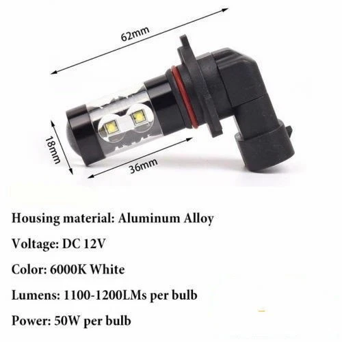 Headlight Fog Light 9007+9145 For Mercury Mountaineer 2002 2003 2004 2005 2006 - Image 3 of 4