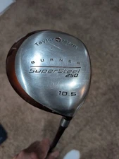 TaylorMade Burner SuperSteel 250 R Flex Golf 10.5° Driver RH / 6N-WD15