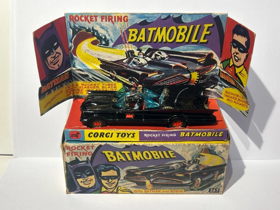 Corgi Toys 267 Batman Batmobile, Boxed, Original, Vintage, Rare. 1960's - Image 2 of 4