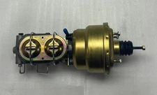 7 " Dual Booster Power Master Cylinder & Bottom Disc Drum Proportioning valve 