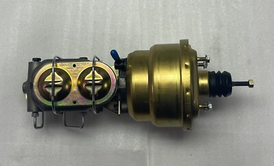 #ad #ad 7 quot; Dual Booster Power Master Cylinder amp; Bottom Disc Drum Proportioning valve $144.76