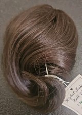 IMSCO Doll Wig M-100 Size 7 Dark Brown Color: 4 100 Synthetic Fiber NOS Long