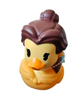 Just Play Disney 3.5" Rubber Bath Toy Duck - New - Princess Belle