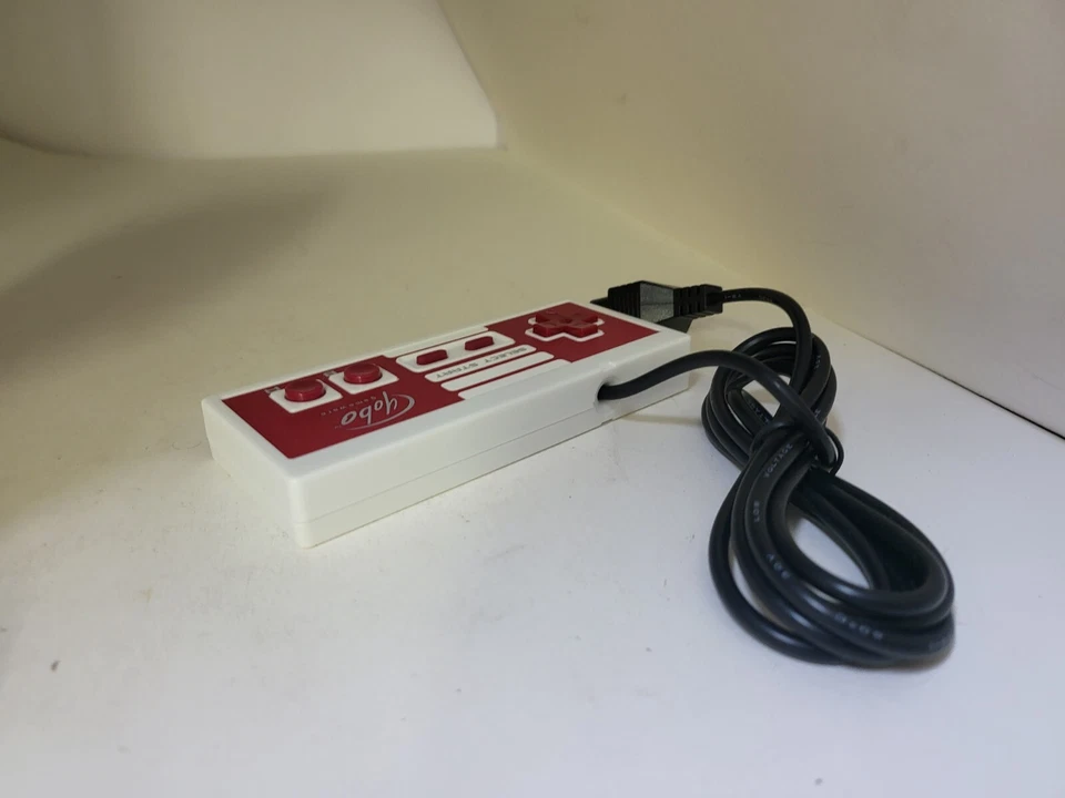NEW Red & White Replacement Controller for Yobo FC NES Console #R28 - Image 3 of 4