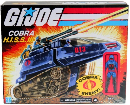 G.I.Joe Retro Collection COBRA H.I.S.S. III Rip It with Action Figure Hasbro