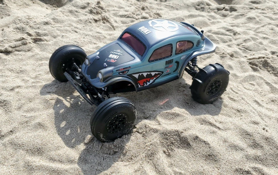 BOKI MLST Mini LST Super 1600 Baja Bug Clear Body Losi 1311 Mini-B Conversion - Image 3 of 4