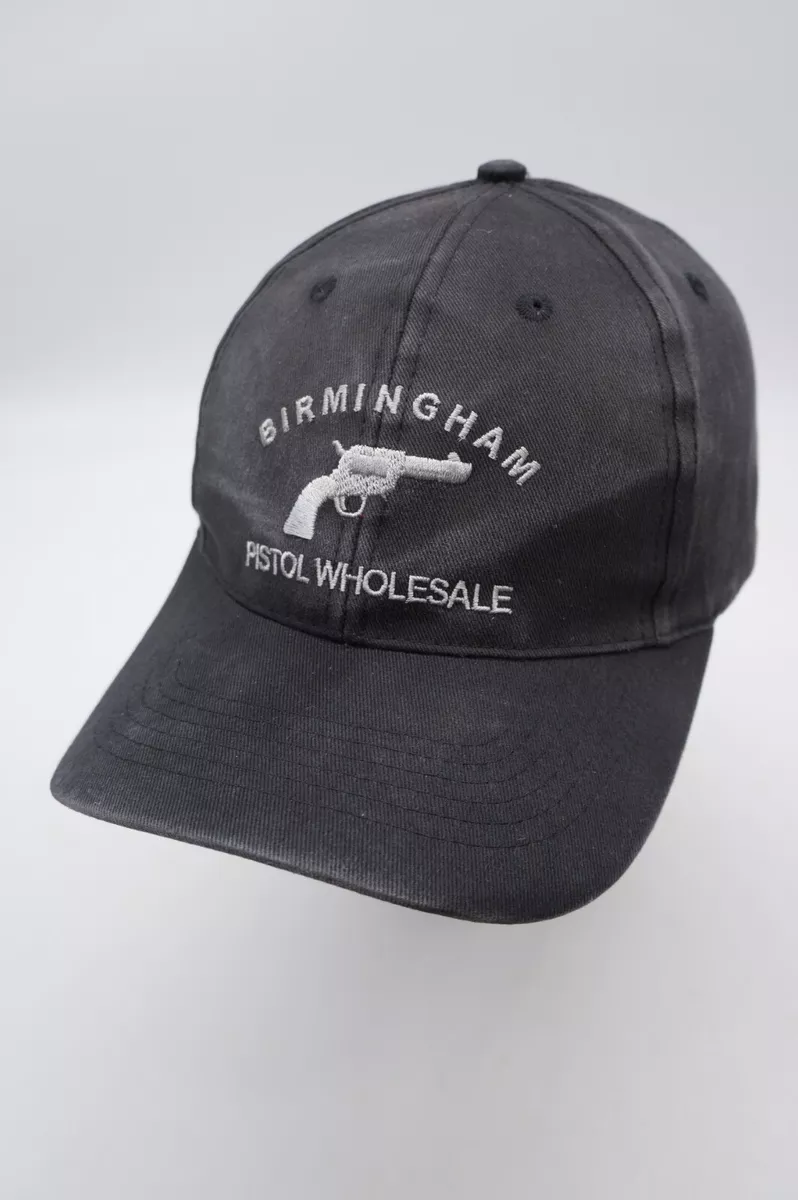 Birmingham Pistol Wholesale Strapback Hat Baseball Cap Black