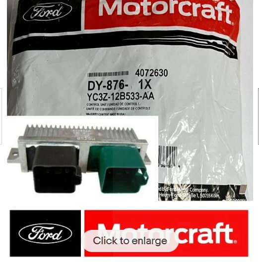 OEM Motorcraft DY876 Diesel Glow Plug Control Module Switch For Ford 6.0 6.4 7.3 - Image 3 of 4