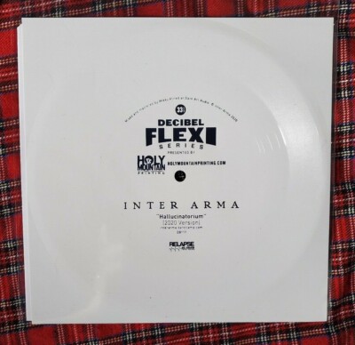 Hallucinatorium (2020 Version) 7'' flexi disc by Inter Arma vinyl new unplayed