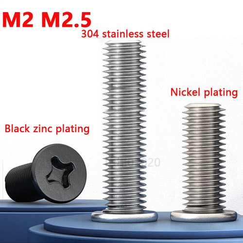 M2 M2.5 Laptop Phone Small Phillips Ultra Thin Wafer Flat Head Screw - Picture 1 of 5