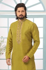 Mens Bollywood Wedding Designer Party Wear Traditional Ethnic Wear Kurta Payjama